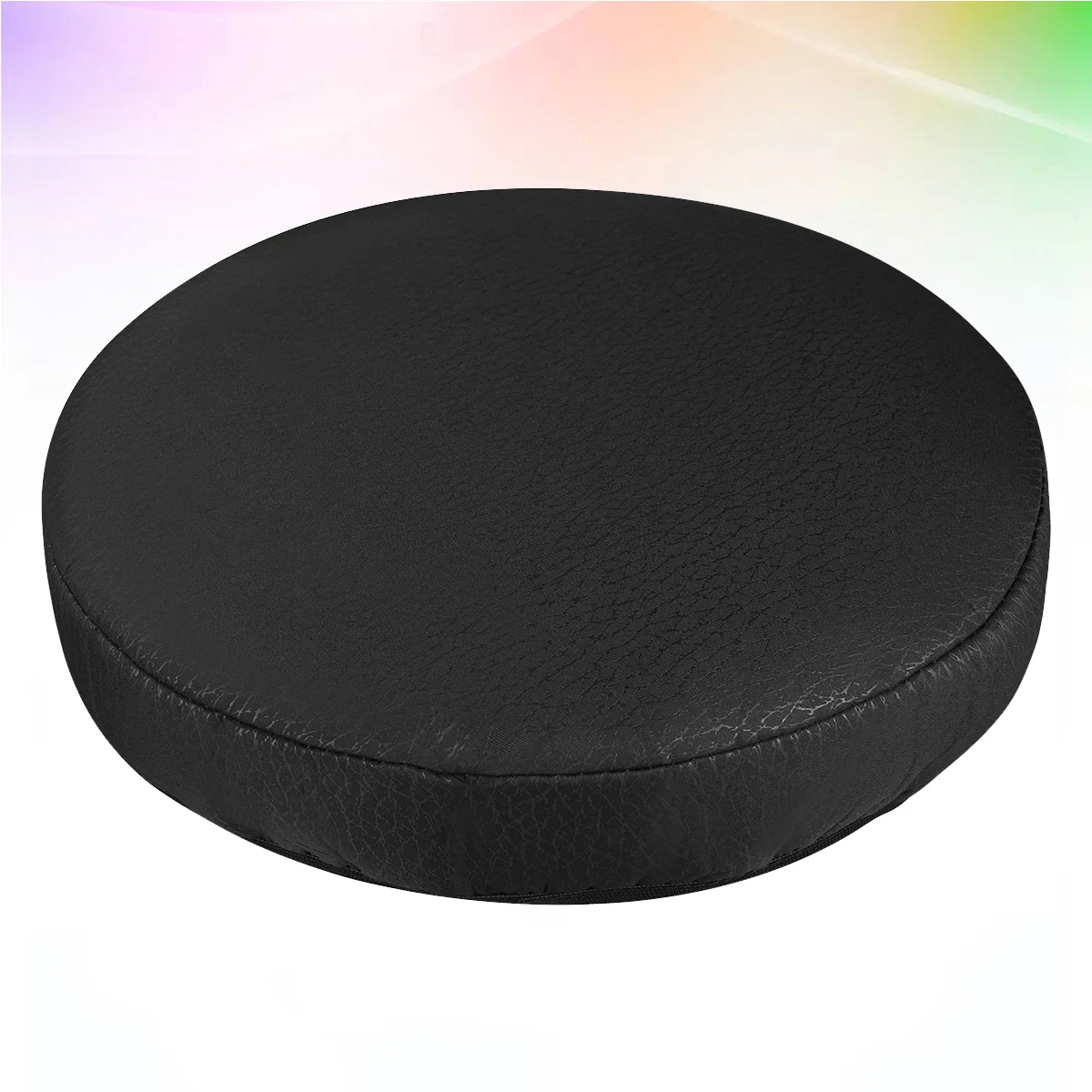 Толстый эластичный чехол для подушки барного стула, Практичный чехол для стула, Круглый протектор стула для дома и магазина, черный (диаметр...