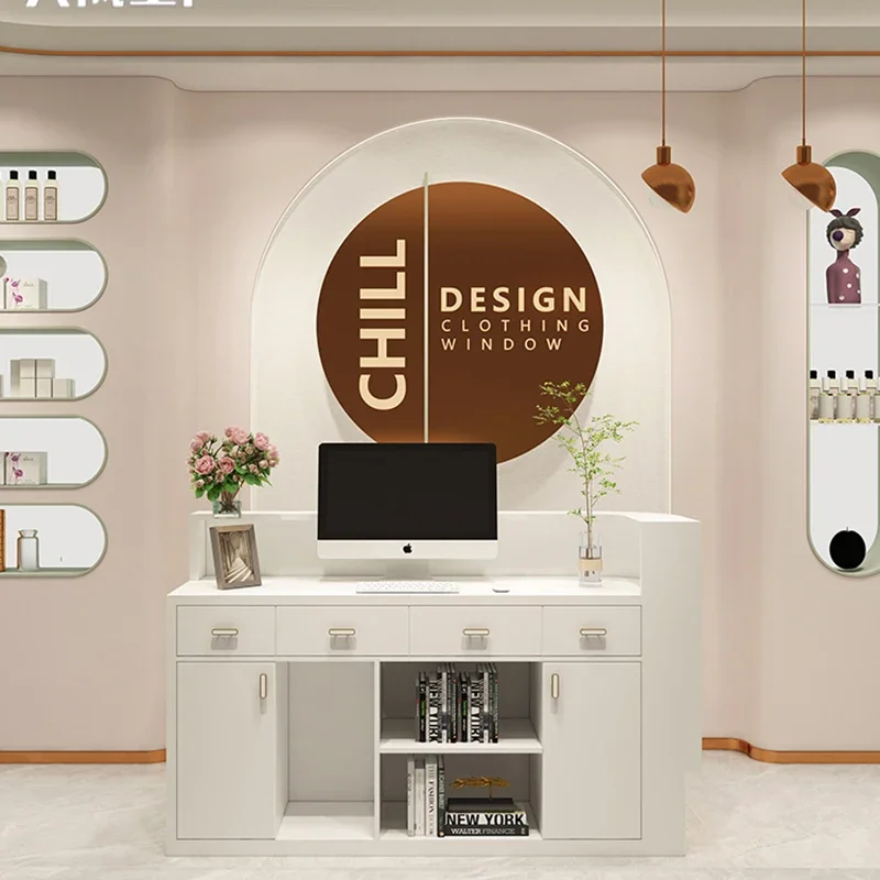 Коммерческая стойка регистрации барная витрина подставка для лекций клиники