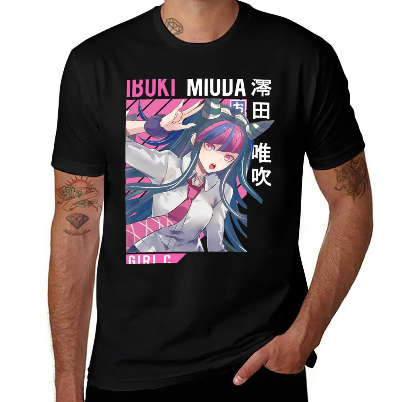 Фото Футболка Ibuki Mioda, модная повседневная футболка с коротким рукавом №1