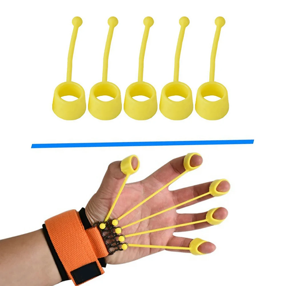 

Finger Stretching Training Tool Silicone Finger Flexion Extension Training Device Practical Hand Grip Accessories