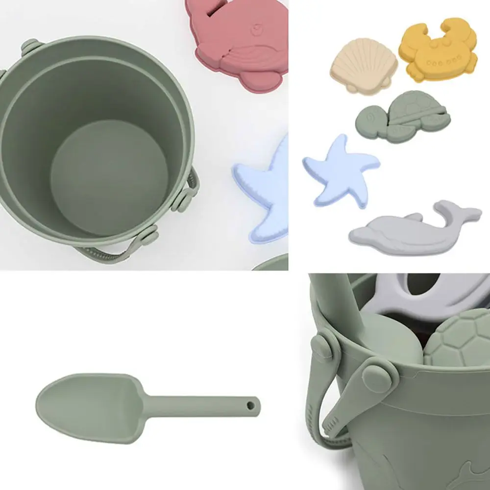 

Cute Seaside Kids Sand Animal Model Silicone Mold Sets Beach Toys