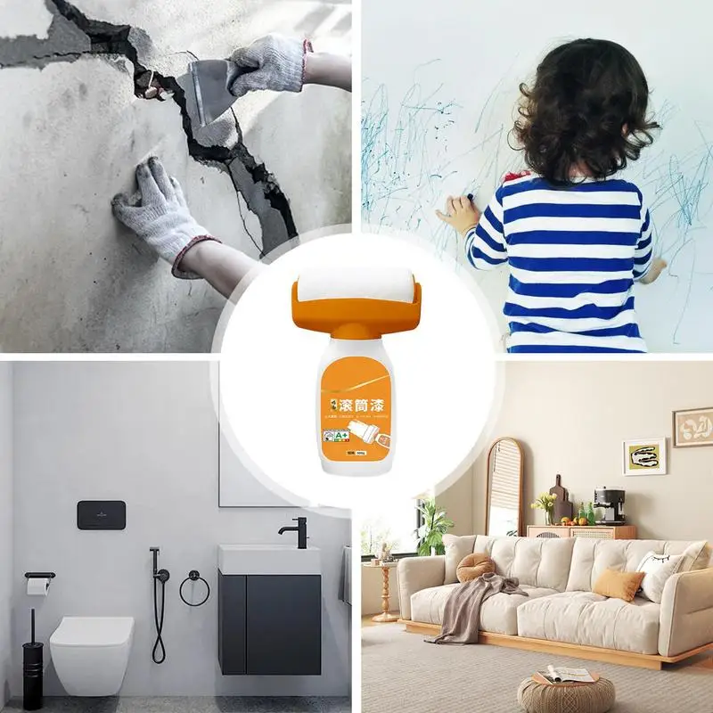 Латексная краска на водной основе для ремонта стен 500 г