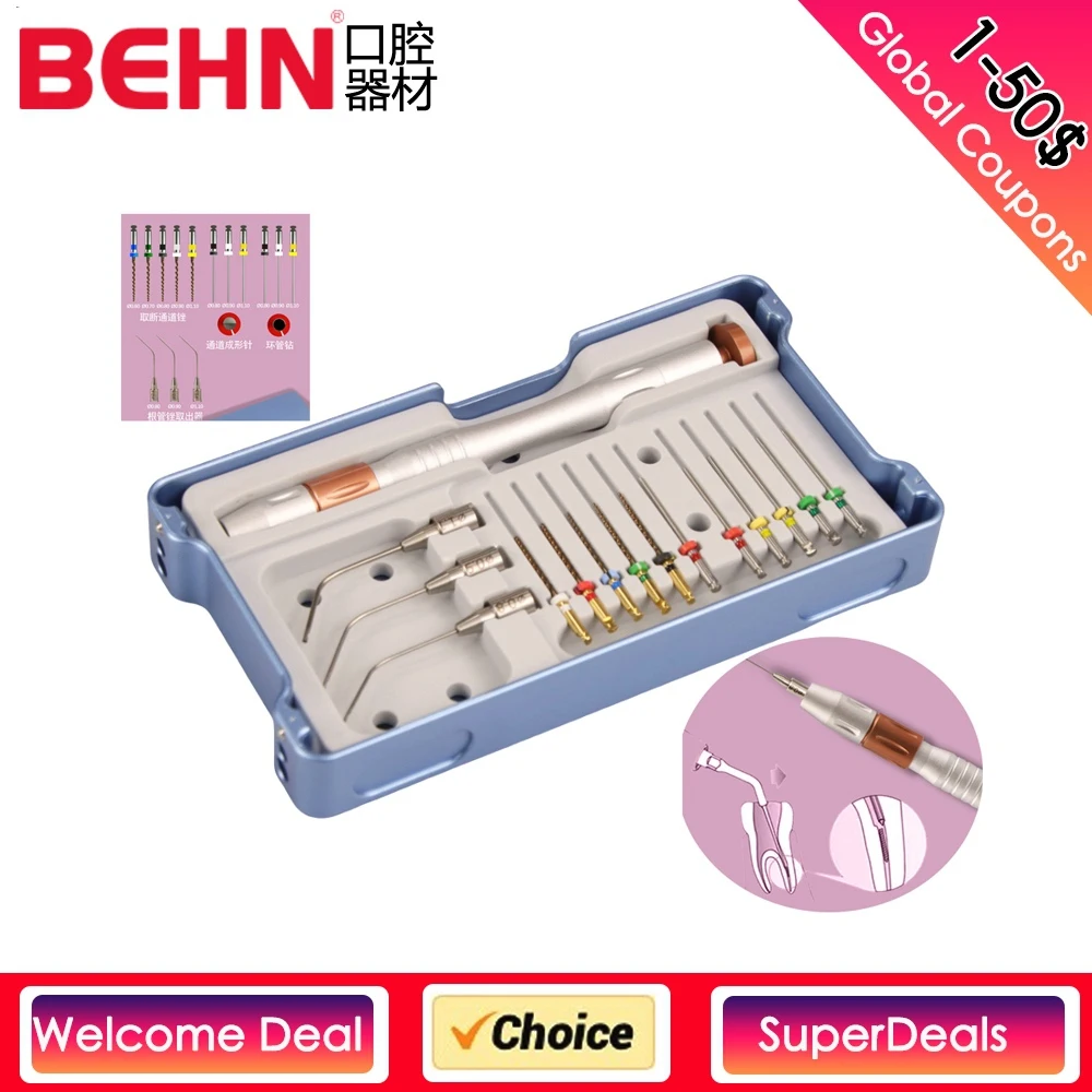 

New Root Canal File Extractor Dental File Extractor Removal System Kit Dentist Broken Files Instrument Endodoncia Tips
