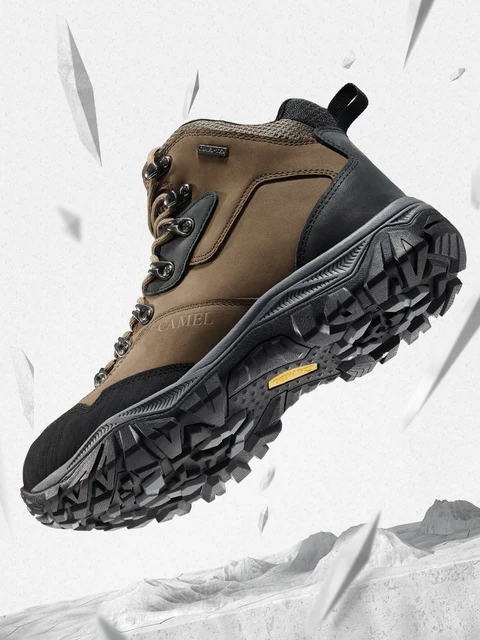 GOLDEN CAMEL Waterproof Hiking Shoes Men's Autumn High-top Wear-resistant Shock Absorption Outdoor Boots Non-slip Trekking Shoes 5