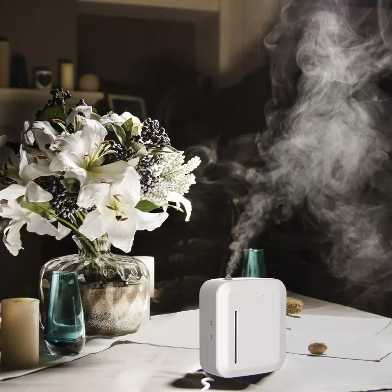 Oil Aroma Diffuser Machine Waterless Scent Fragrance Machine with App Bluetooth Hotel Office Air Purifier 150ML enlarge