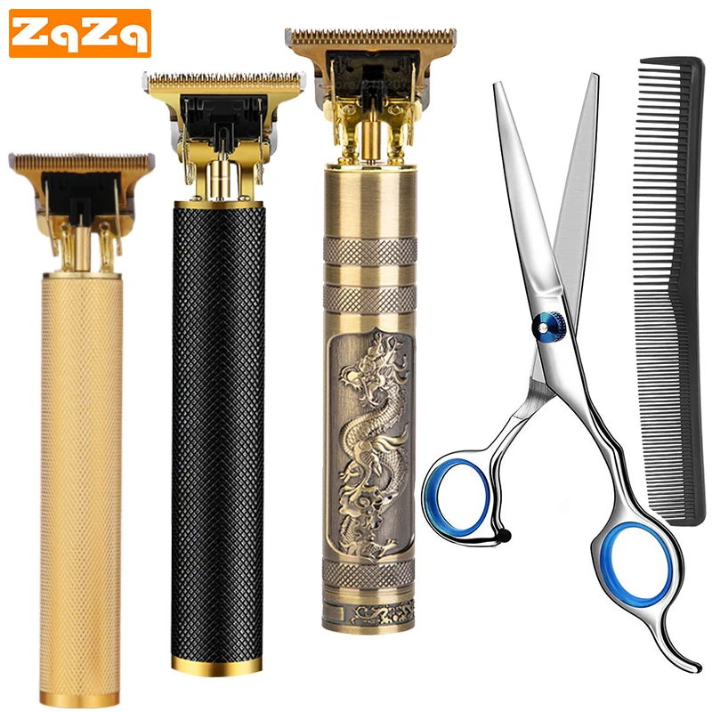 ZqZq Hair Trimmer for Men, Hair Clipper Hair Cutter Clipper Electr Hair Trimmer Machin Barber with Scissors and Comb