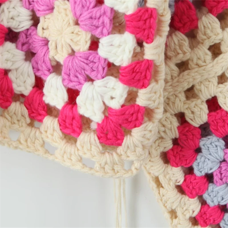 KEYANKETIAN богемный праздничный вязаный кардиган с бантом на шнуровке и кисточками