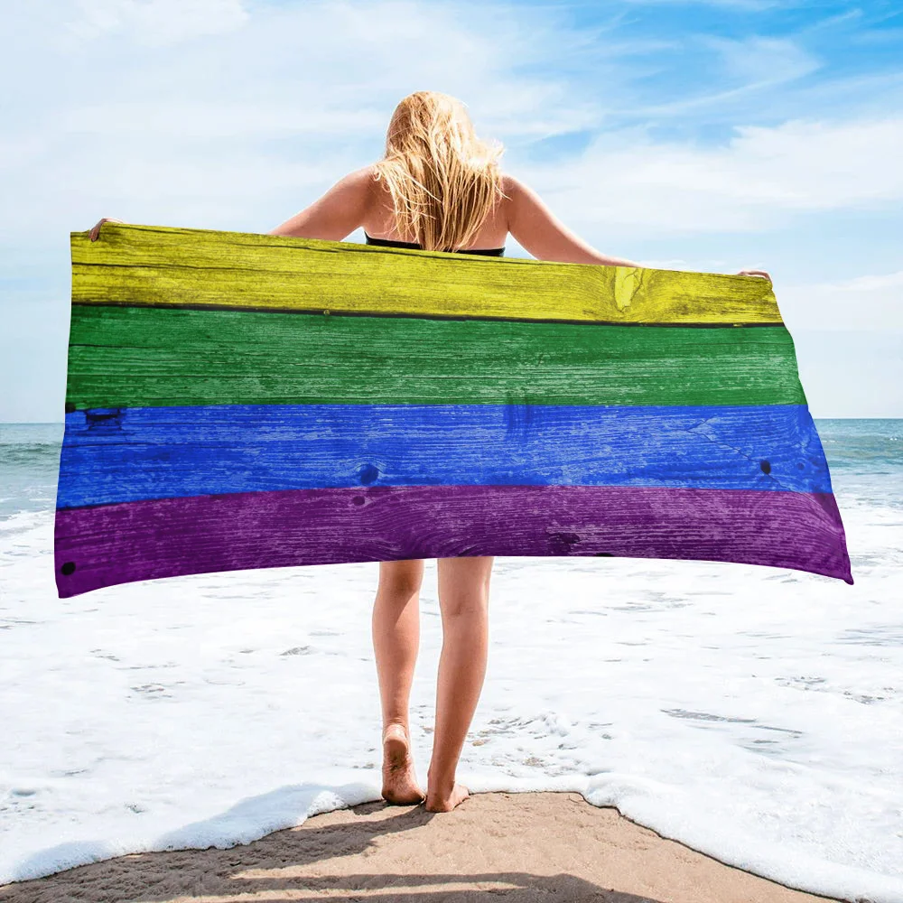 

ЛГБТ гордость Радужное дерево пляжное полотенце из микрофибры большое для взрослых детей банное полотенце s пляжная Подушка спа полотенце ...