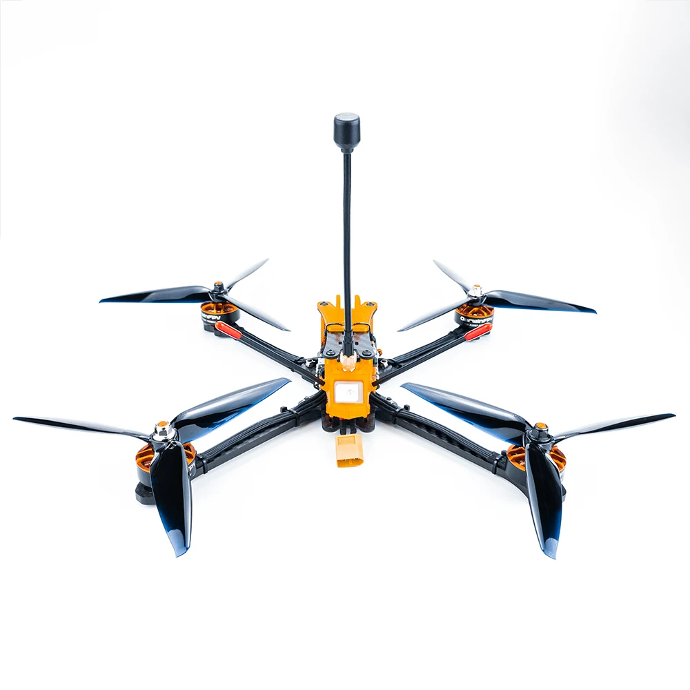 Дрон DarwinFPV FPV Darwin129 Квадрокоптеры 280 мм 7 дюймов F4 OSD 50A blheli _ s Dshot600 800 МВт 1500TVL |