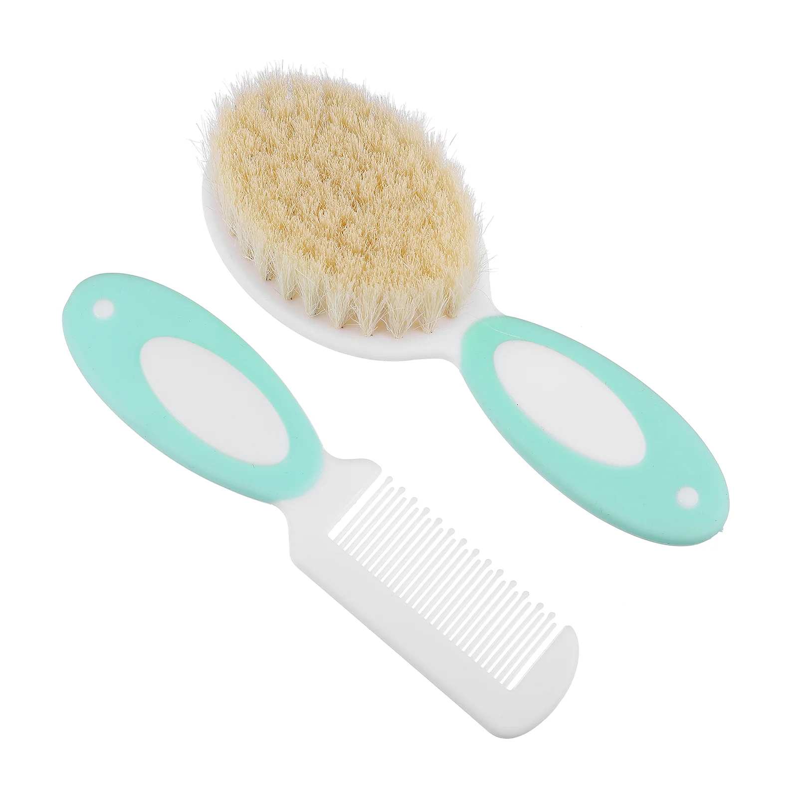 Набор детских щеток из 2 предметов расческа для младенцев шерстяной скруббер