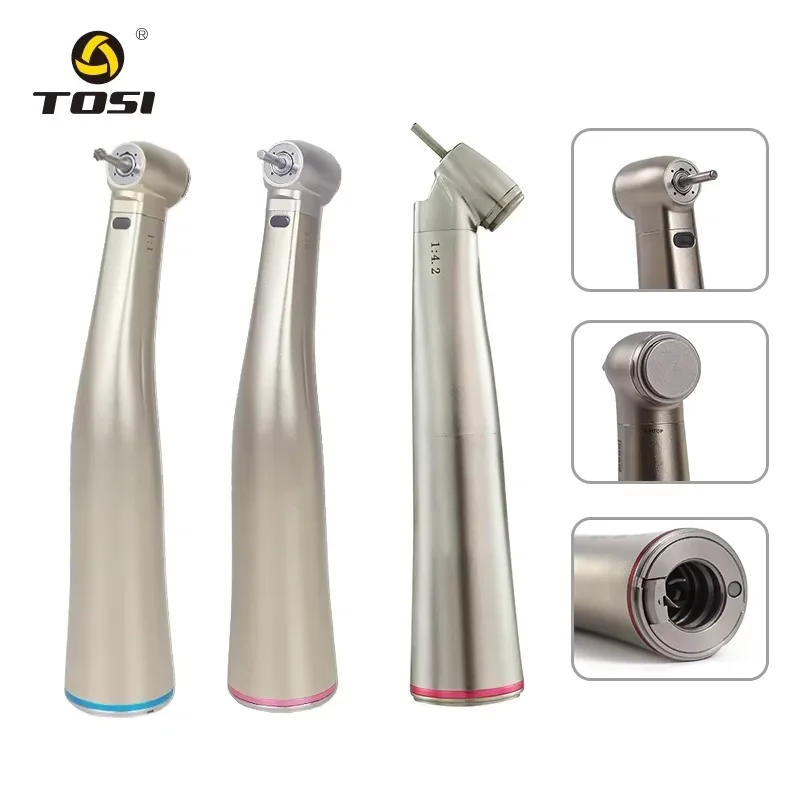 TOSI стоматологический высокоскоростной волоконно-оптический контр-угловой