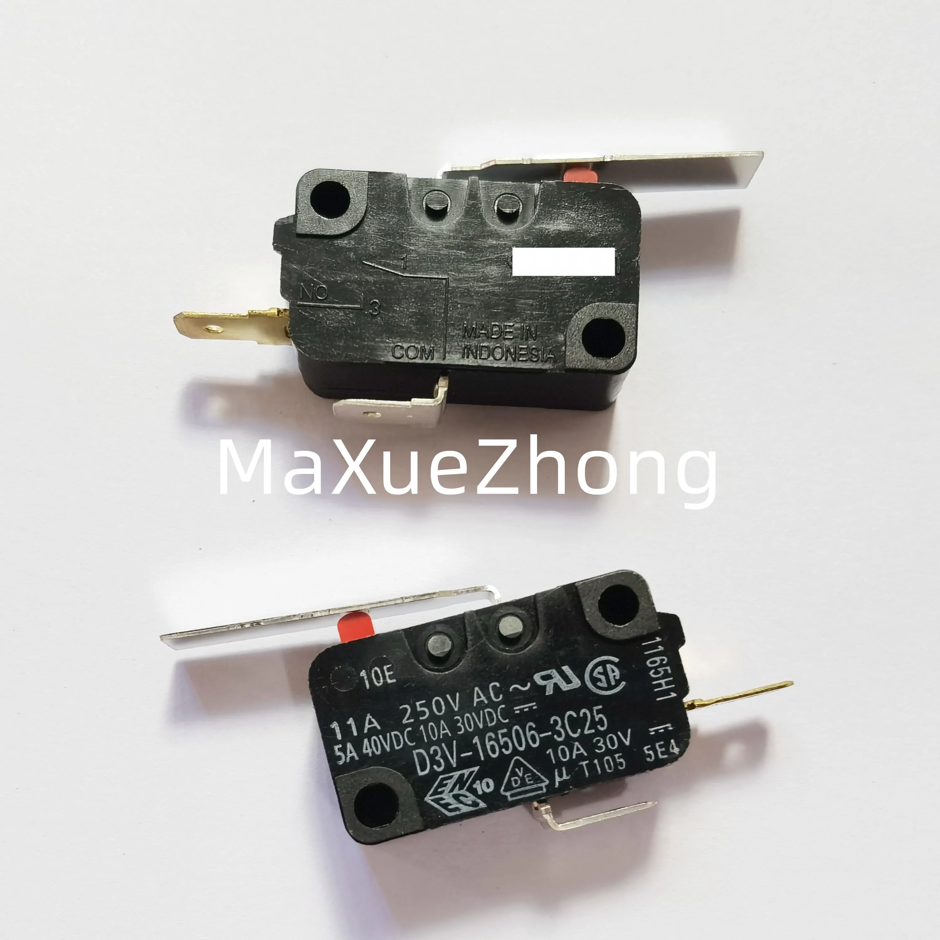 Оригинальный новый 100%-ный микро-переключатель 250V11A, часто открывающийся 2pin с ручкой