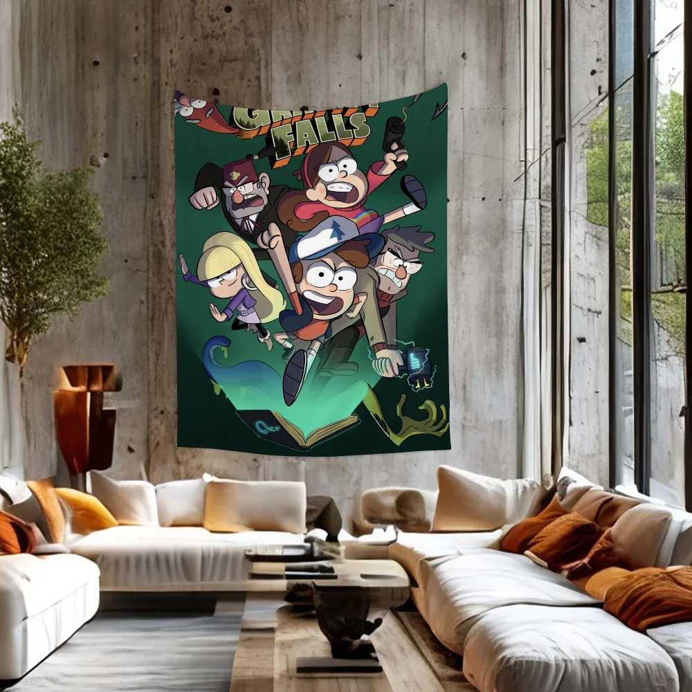 Классические G-Gravity F-Falls фильм винтажные хиппи настенные гобелены богемные