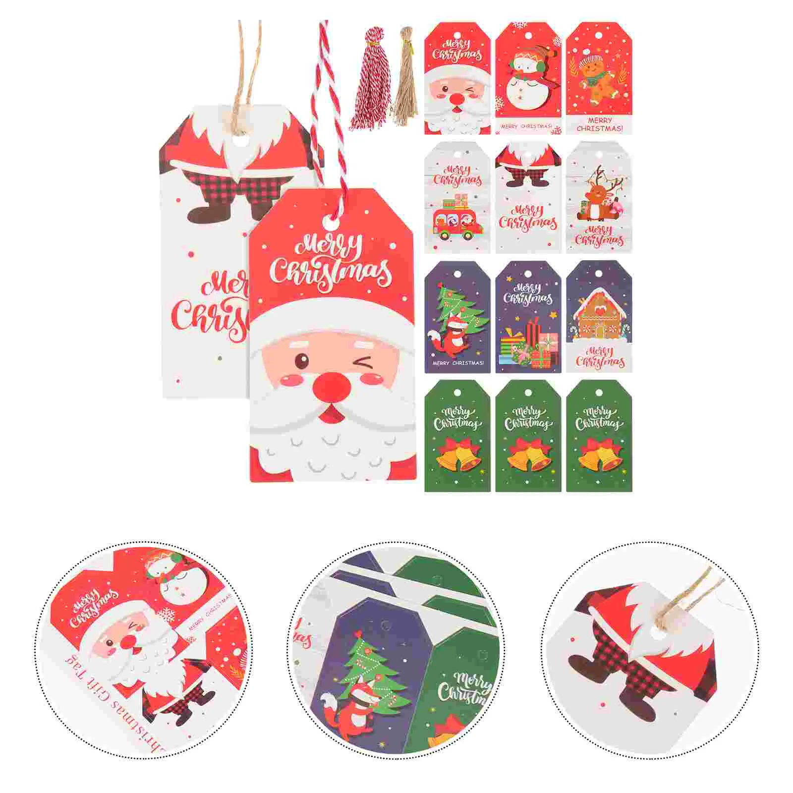 

Tags Christmas Gift Paperlabels Hanging Tagname Holiday String Presentparty Santa Gifts Decorative Merry Tree Label Favor