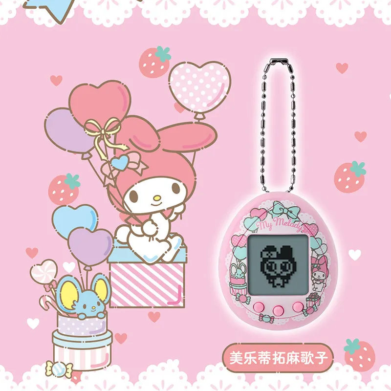 Фото Оригинальная игровая консоль Bandai V3 Tamagotchi Nano и Sanrio Co-Branded Kuromi My Melody: виртуальная игрушка-питомец, периферийное устройство, подарок №5