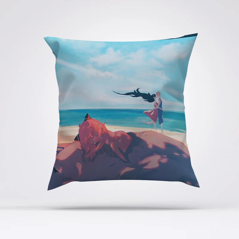 

Pillowcase Spy X Family Decorative Pillows For Sofa Fall Pillow Cover 40x40 Cushions Home Decor Cushion Covers 45x45 45x45cm Bed
