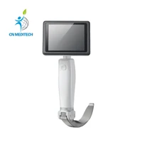surgical operation portable medical handheld reusable visual flexible video laryngoscope with stainless reusable blade