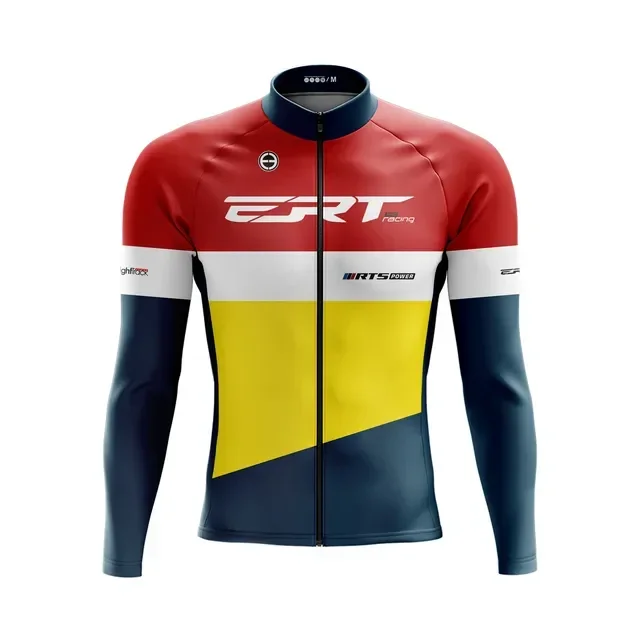 

Brazil Ert Racing Jacket Autumn/winter Cycling Clothing Men's Bicycle Long Sleeve Shirts Bib Pants Mtb Road Bike Sweatshirt Coat