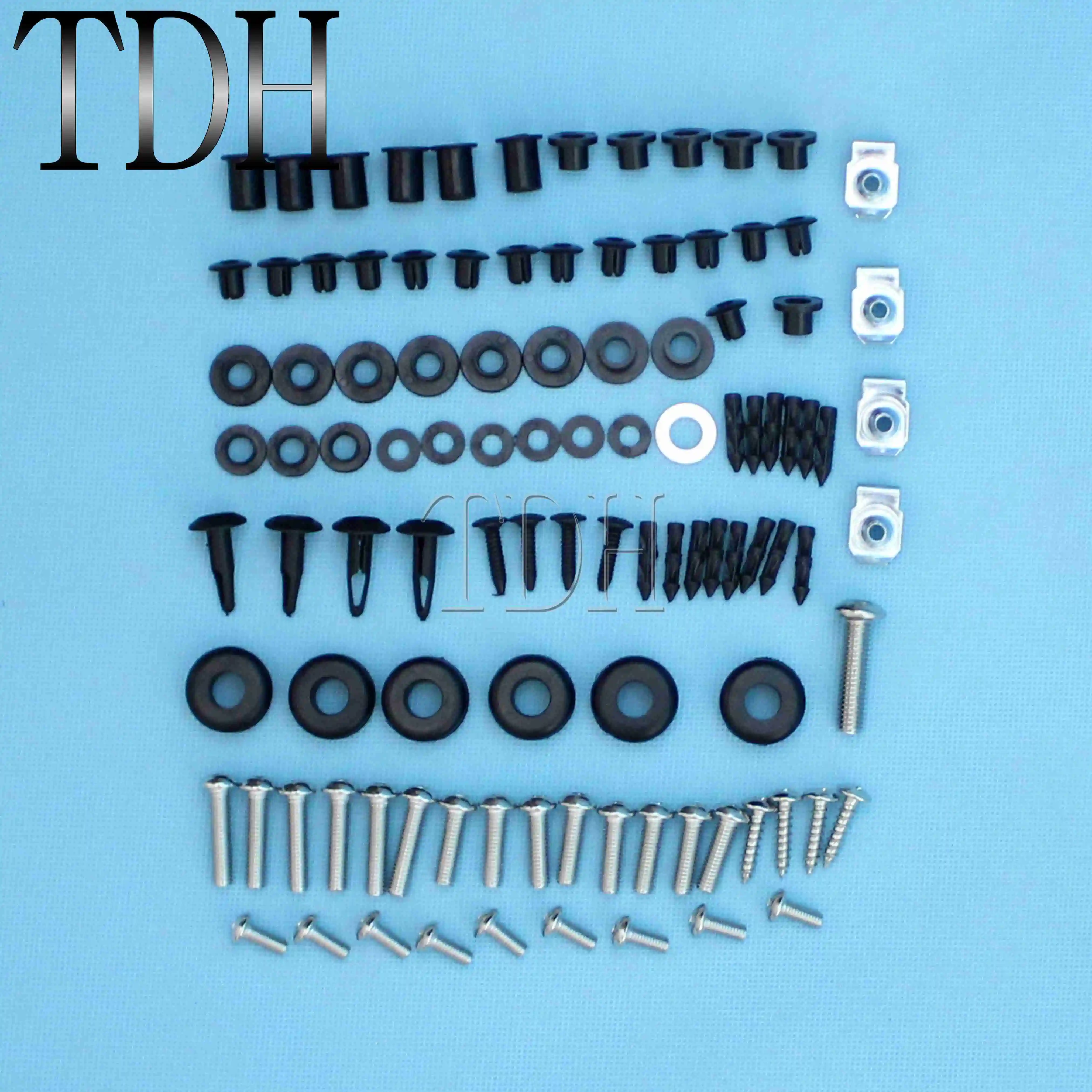 

Motorcycle 86 Pieces Stainless Steel Complete Hardware Bodywork Fairing Bolt Screw Kit For Suzuki GSX-R 1000 2007 2008 GSXR1000