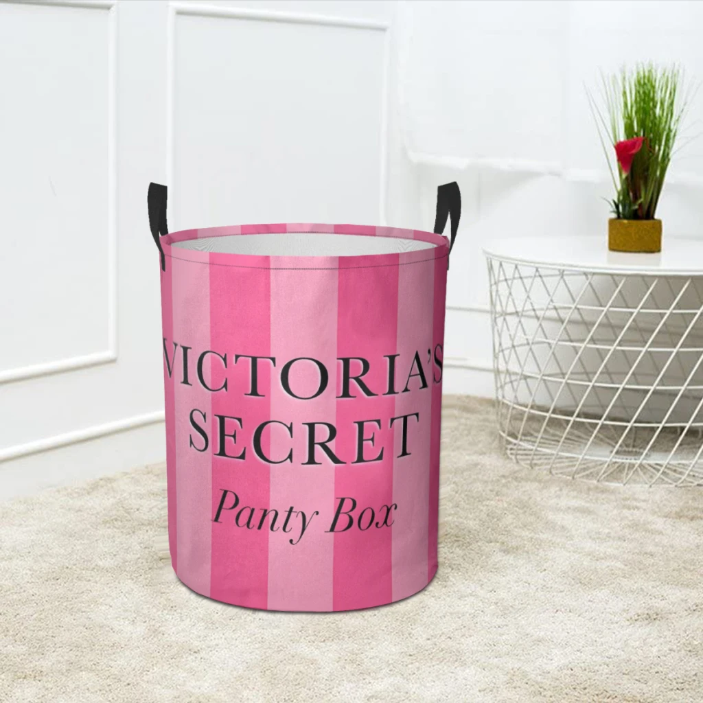 Бытовая тканевая корзина для грязной ткани ведро хранения милая розовая