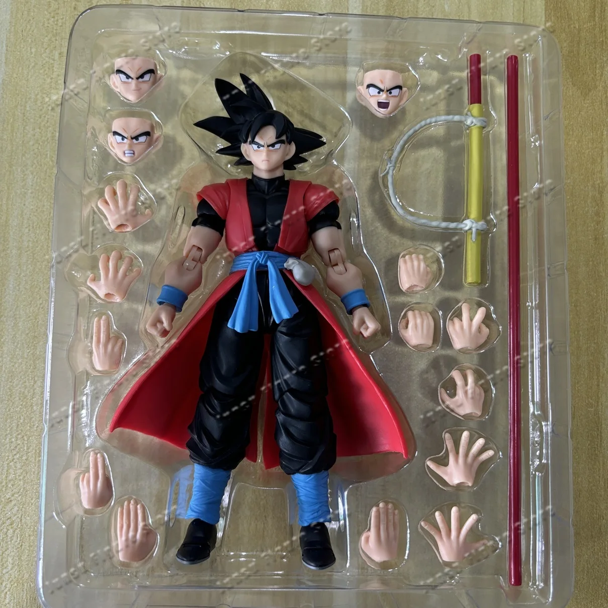 Фото В наличии: Фигурка Dragon Ball Demoniacal Fit DF SHF Гоку Time Vanguard Trump Card Legendary Berserker, модель игрушки, подарок №5