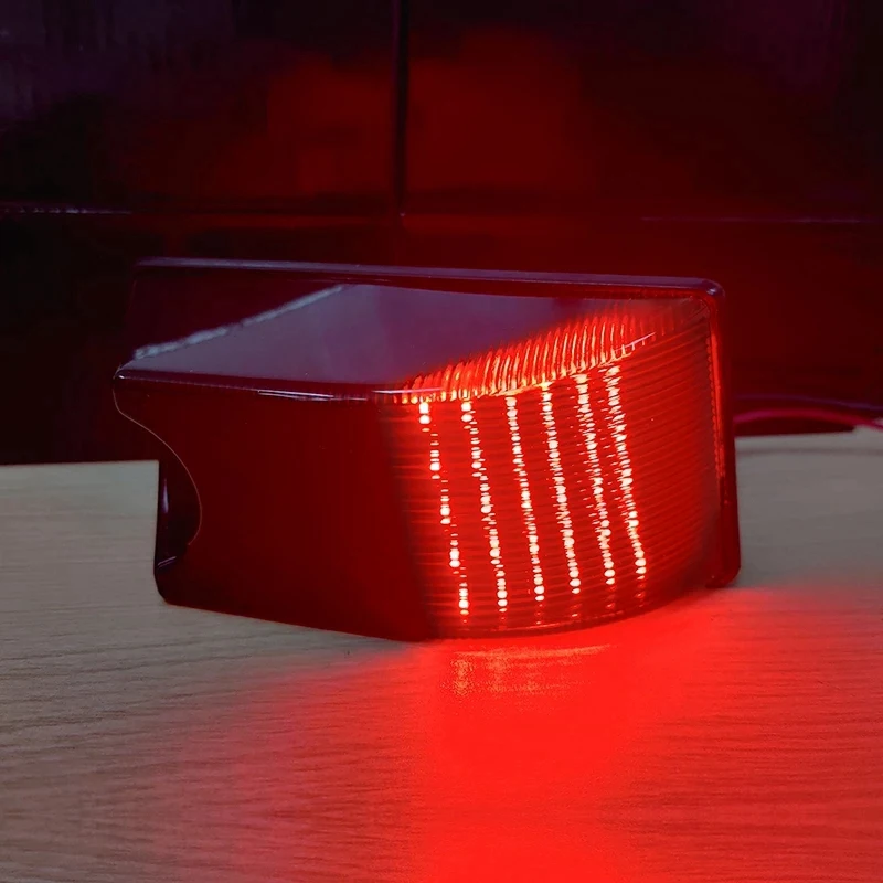 2X копченые линзы задние красные светодиодные лампы для крыши кабины боковые