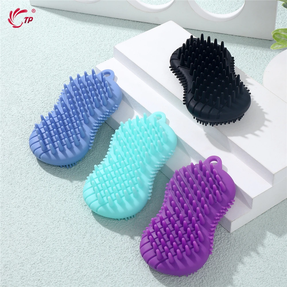

Silicone Hair Scalp Massager Brush Shampoo Head Body Massage Brush Shower Hair Massager Brushes Bath Spa Hair Comb Accessories