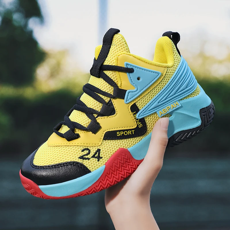 

Ruining-8801 детская Баскетбольная обувь модная цветная с молодежными баскетбольными кроссовками тренировочная обувь для бега Zapatillas