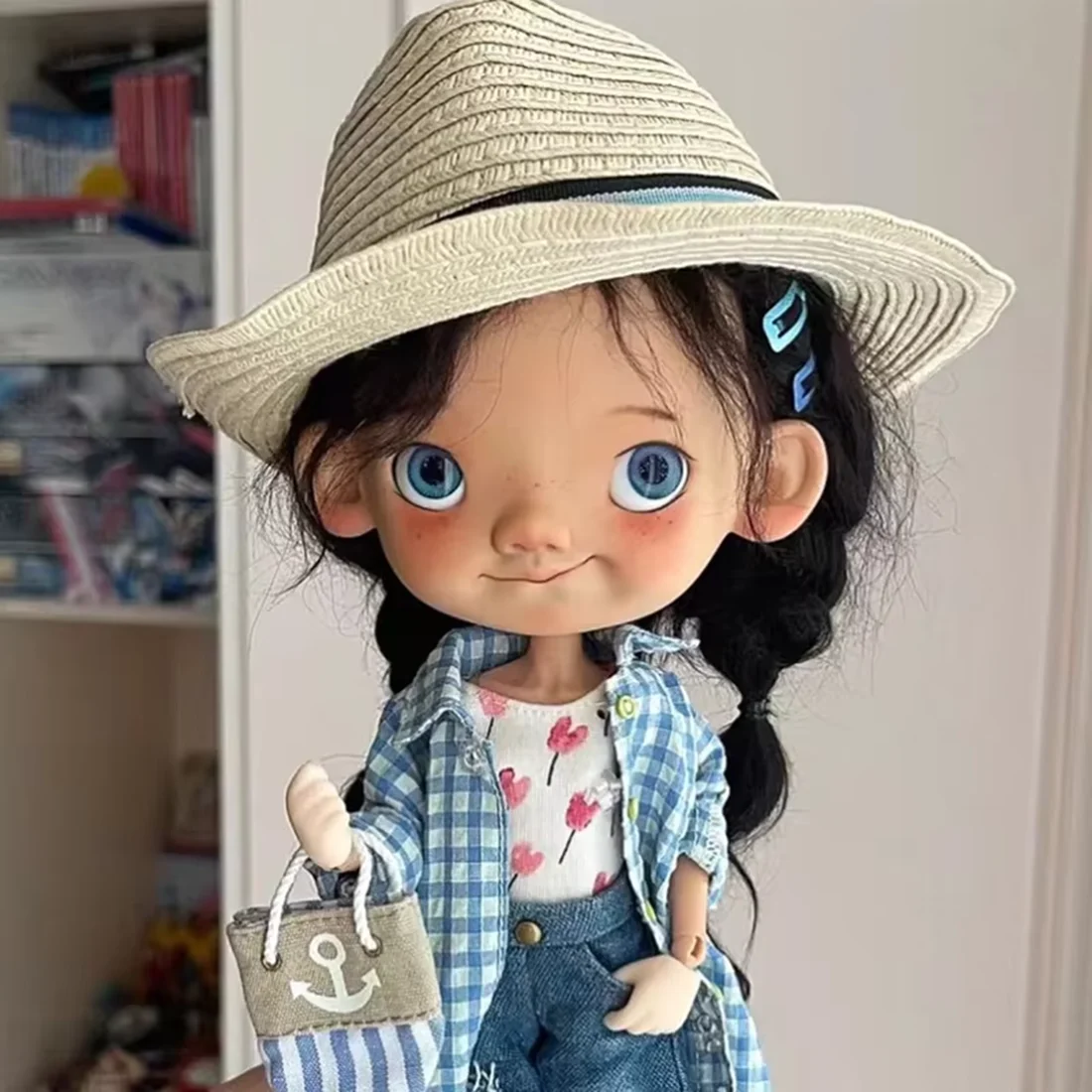 Новая кукла SD BJD 1/6 вырезанная Pippi высококачественная игрушка из смолы коричневый