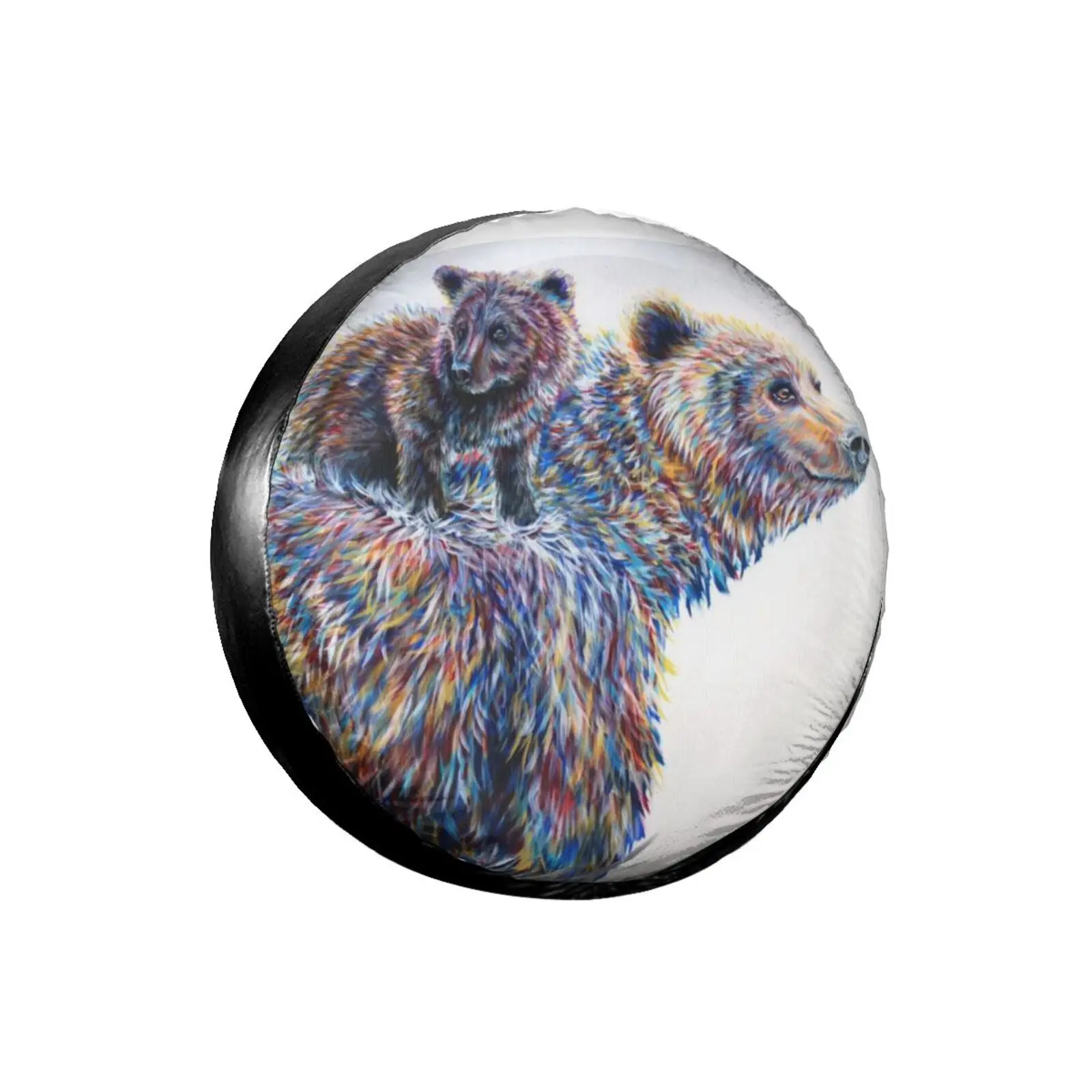 

Bear,Polar Bear,3D Bear Tire Cover Spare Tire Cover,Beach Design Tire Cover,Jeep Tire Cover