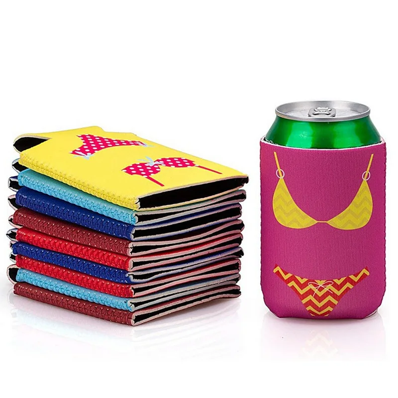 

Customized Can Koozies Stubby Coozy With Own Brand LOGO Printing For Party
