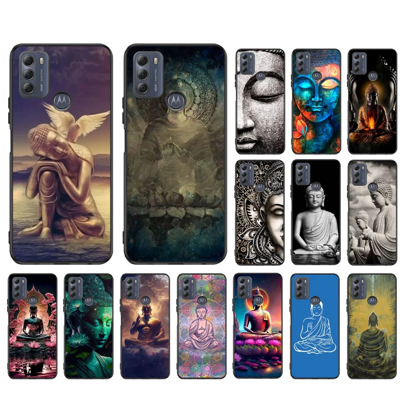 

Buddha Phone Case for Motorola G22 G60 G52 G100 GStylus G30 G10 G20 G50 GPure E32 E20 E40 E7Power Edge20lite Pro OneAction