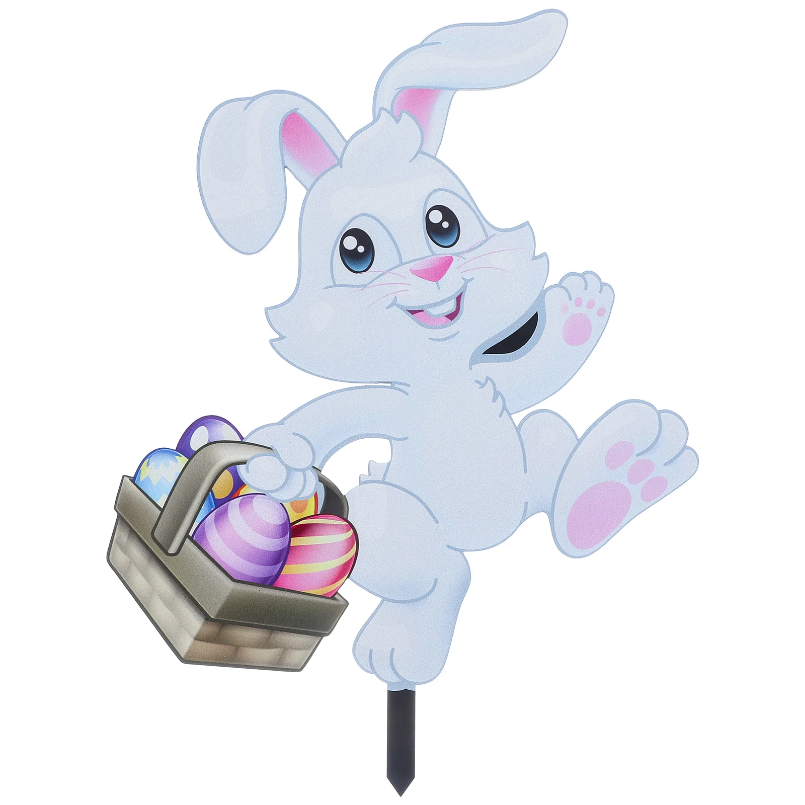 

Easter Lawn Sign Yard Outdoor Garden Bunny Stake Stakes Signs Rabbit Decoration Decorations Welcome Spring Decor Photo Booth