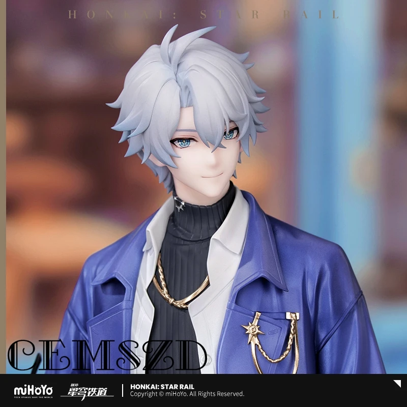 Фото Оригинальная фигурка MiHoYo Game Honkai Star Rail Файнон 1/8, версия «Путешествие на поезде» Декоративные украшения для рабочего стола в стиле косплей: аниме-персонажи №4