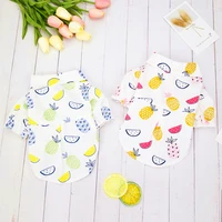 dog clothes 100 cotton blouse pet spring summer tshirt for small dogs cat puppy shirt french bulldog york hawaiian clothing