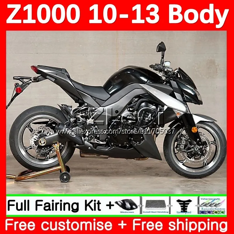 

Лидер продаж, черный корпус OEM для KAWASAKI NINJA Z1000 Z 1000 Z-1000 10 11 12 13 Z1000SX 2010 2011 2012 2013, Инжекционный обтекатель 145LQ.35