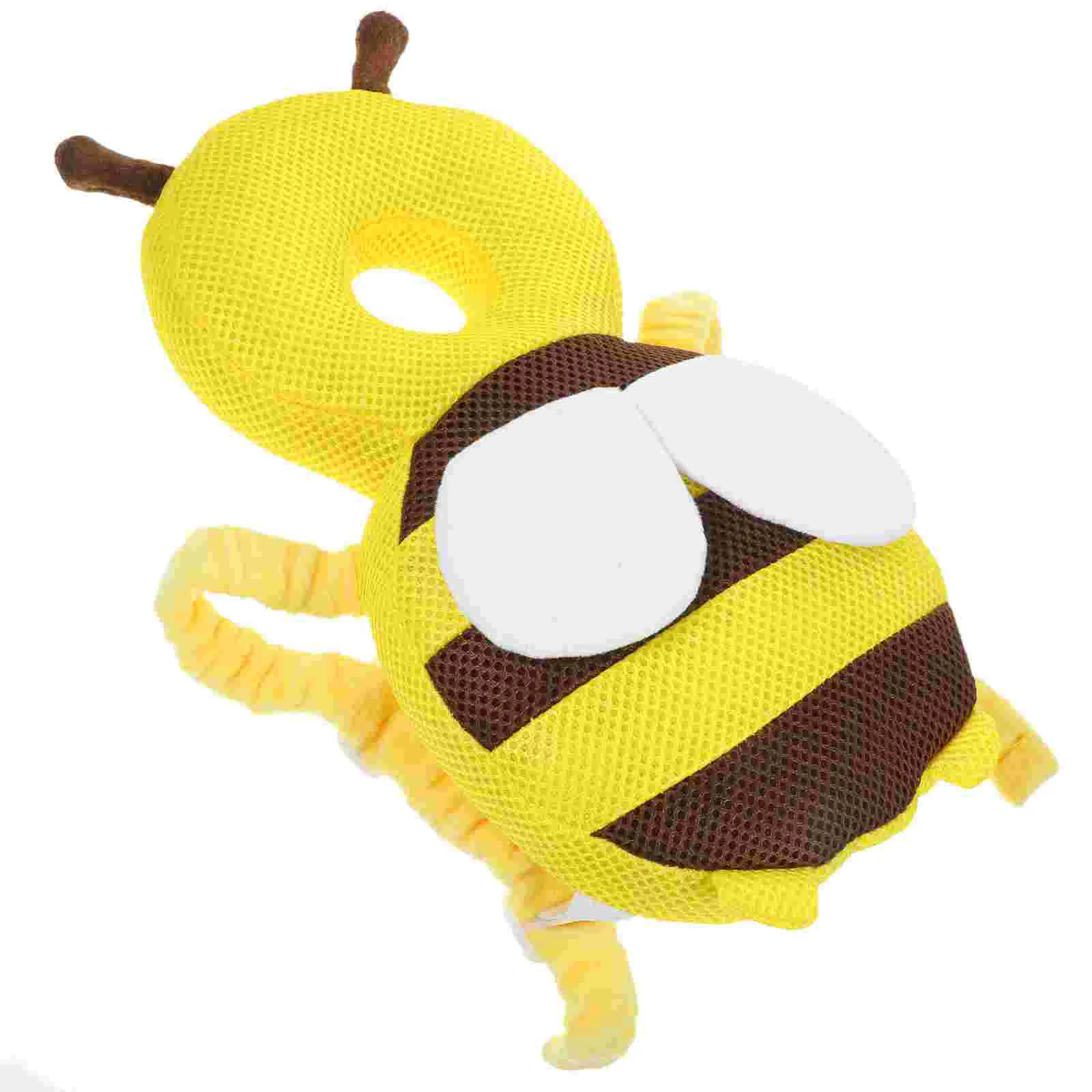 

Toddler Headrest Protector Backpack Baby Backpacks Protection Pad Cute Fiber Pillow Adjustable Cushion Yellow