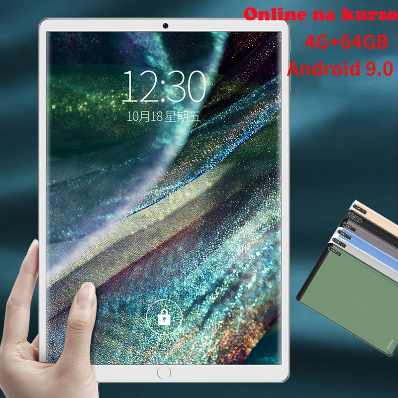 

Планшет на Android 10,1, восемь ядер, экран 9,0 дюйма, 4 Гб + 64 ГБ
