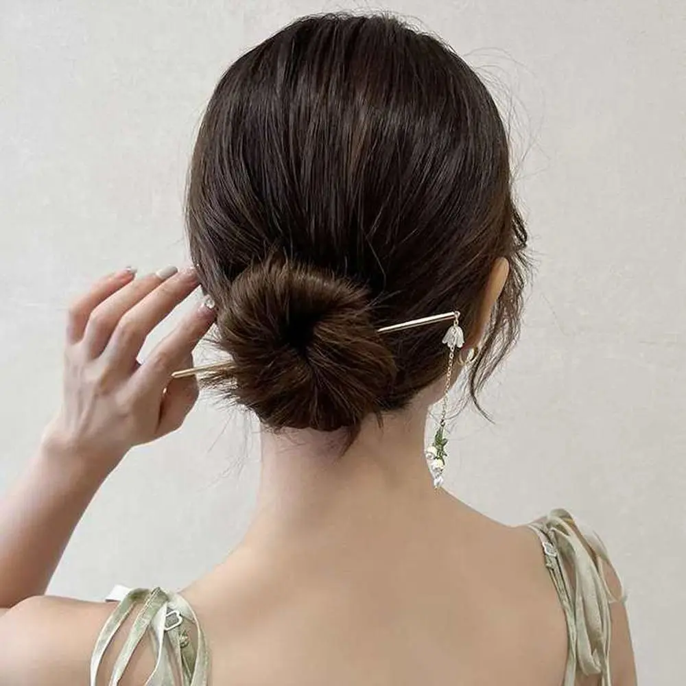 

Hairpin Pearl Metal Summer Headgear Korean Style Hair Stick Fashion Headwear Accessories Women Hairpin Fairy Hair Clip
