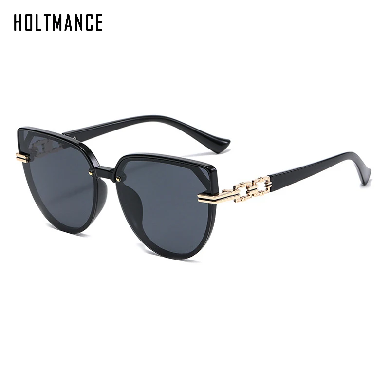 

2022 New Chain Mirror Legs Sunglasses for Women Fashion Sexy Cat Eye Round TR Polarized Sunglass Ladies Gafas De Sol UV400