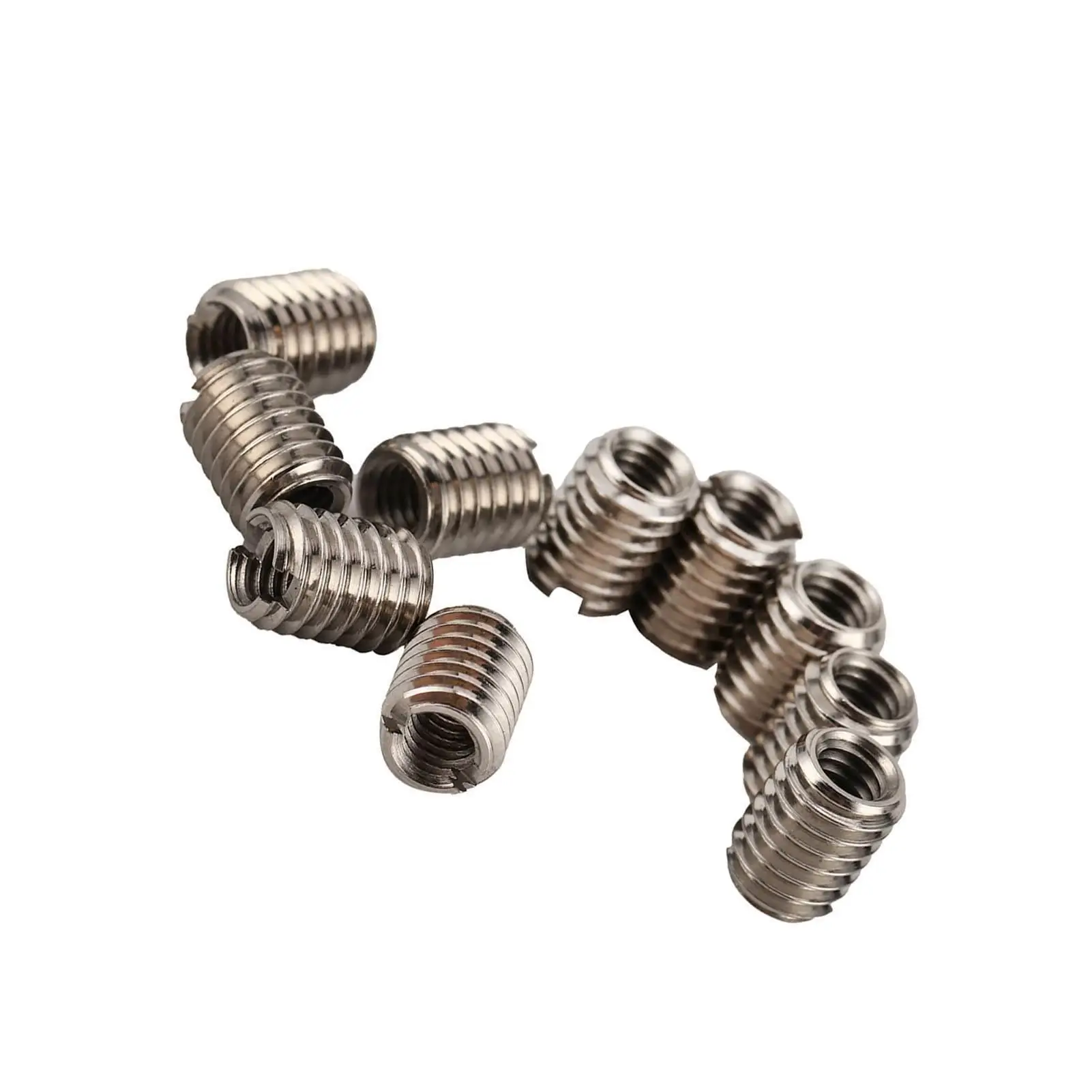 10 шт. резьбовые вставки из нержавеющей стали переходная гайка M4x0 7 мама на M6x1 0
