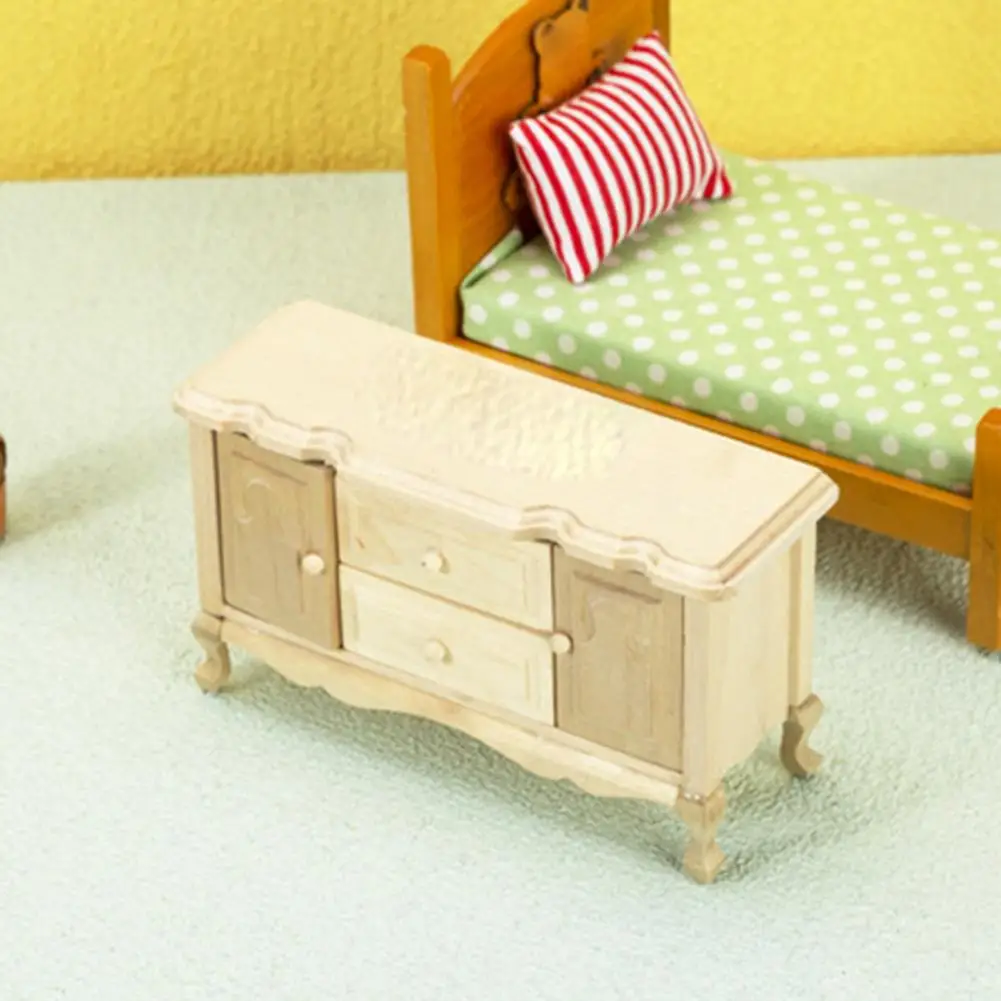 

Шкаф для игрового домика без деформации, фотореквизит тонкой работы, мини-шкаф для кукольного домика, модель кукольного домика, шкаф для тво...