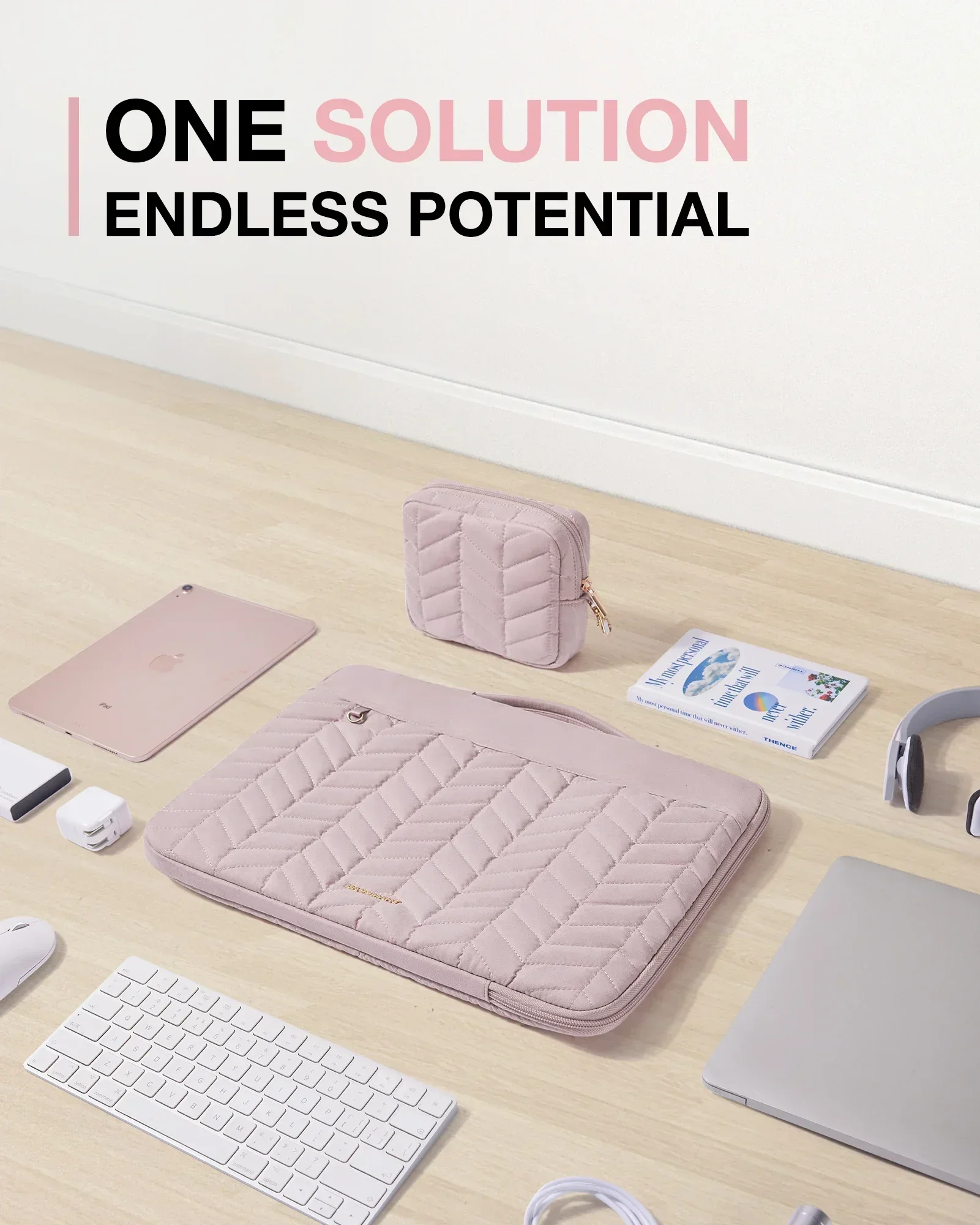 Сумка для ноутбука 15 6 дюйма с портативным чехлом компьютера Dell HP ручкой и пышной