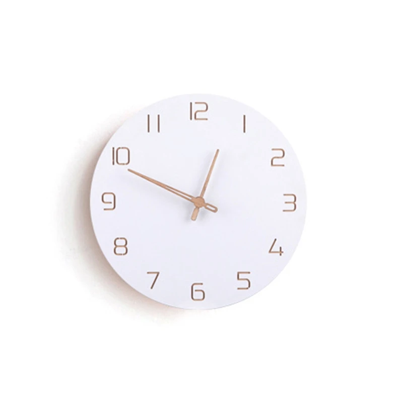 

Nordic 3D Wooden Large Wall Clock Modern Design Home Decor Bedroom Silent Oclock Nixie Watch Wall Kids Clock for Children Room