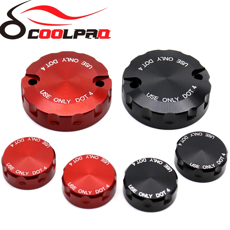 

Front Brake Clutch & Rear Brake Fluid Reservoir Cover For Aprilia SMV 1200 Dorsoduro/Caponord 1200 Motorcycle Accessories Cap