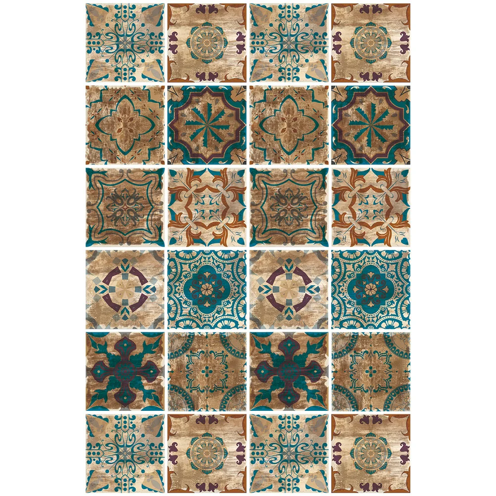 

Tile Sticker Wall Decals Stickershome Removable Backsplash Decor Decorative Floor Adhesive Plank Wallpaper Cupboard Paste Film