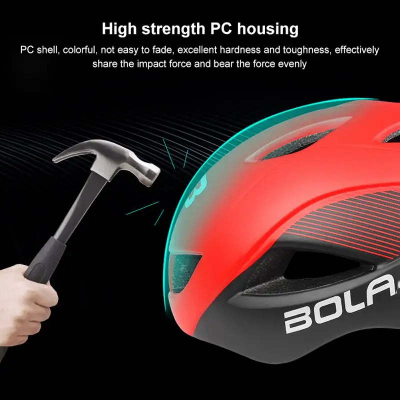 

Велосипедный шлем BOLANY, дышащая шапка для горных и шоссейных велосипедов, уличная спортивная защита для головы, удобное снаряжение для верховой езды