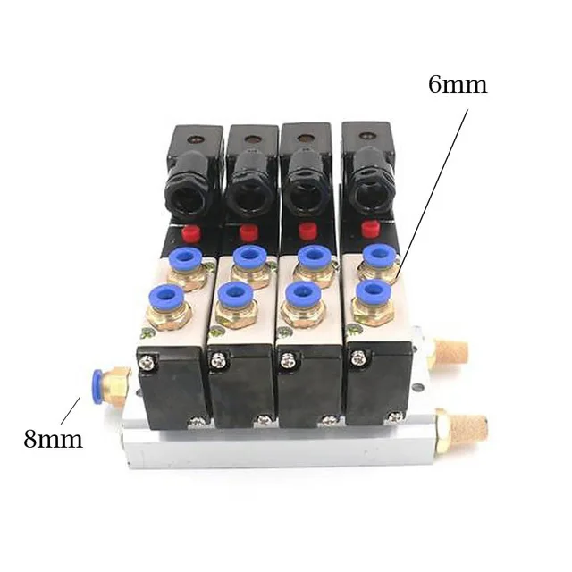 

Блок пневматического клапана BGDG 4V210-08 2/3/4/6 ходов