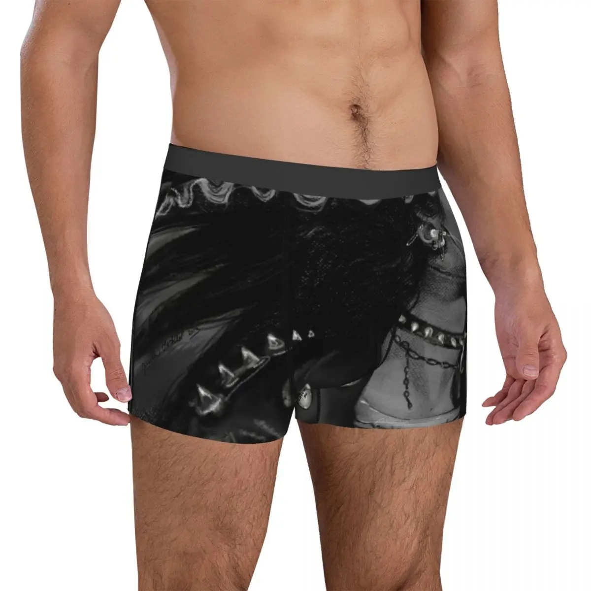 

Punk Underwear The Punk Rock Bride Sexy Underpants Print Boxer Brief 3D Pouch Males Oversize Boxer Shorts