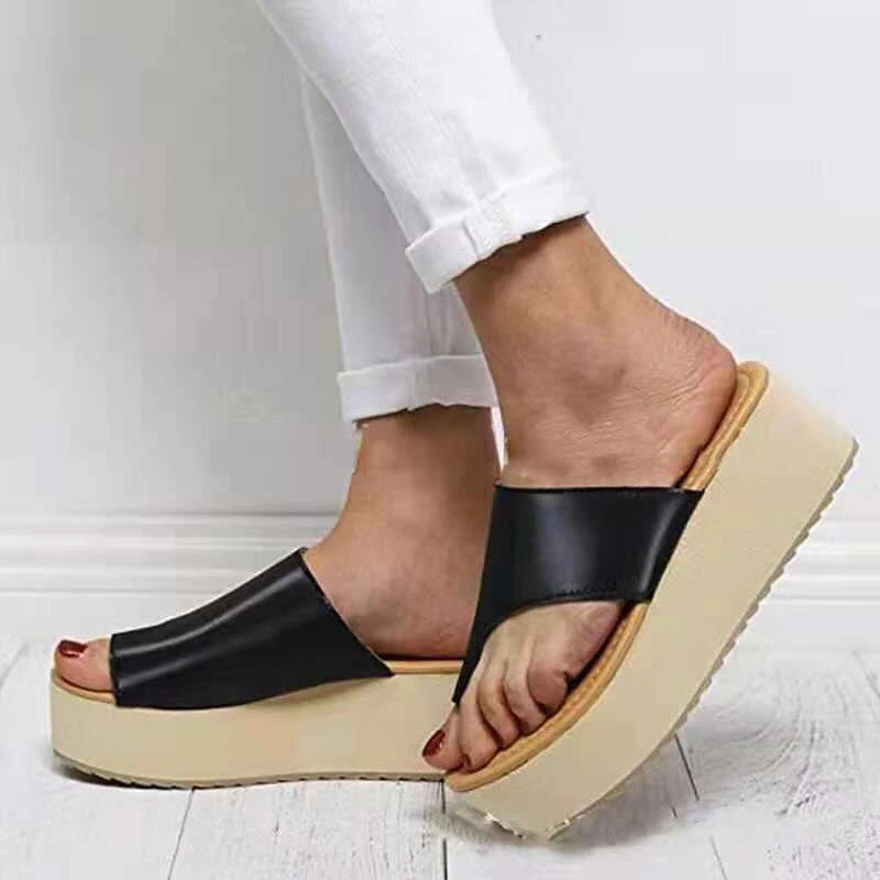 

Women Slippers Wedges Platform Flip Flops Summer Sandals 2022 New Rome Flats Beach Shoes Casual Women Shoes Slides Mujer Zapatos